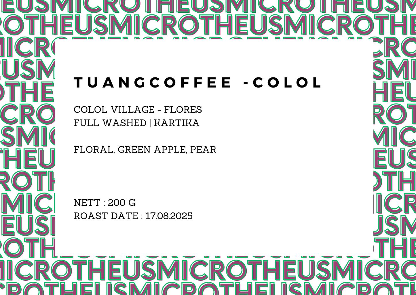 TUANG COFFEE - COLOL